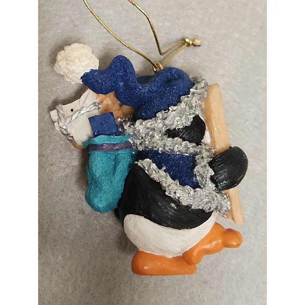 Lot Of 3 Christmas Penguin Ornaments